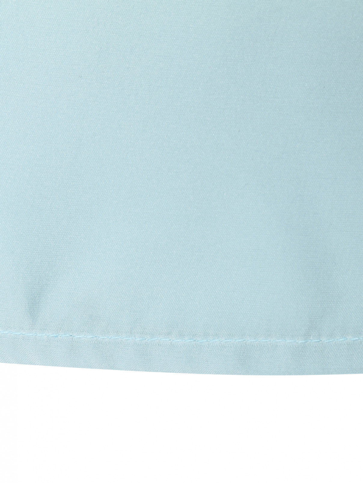 Однотонный топ из шелка Altea  –  Деталь  – Цвет:  Синий