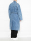 Джинсовое пальто из хлопка на контрастной подкладе Balenciaga  –  МодельВерхНиз1