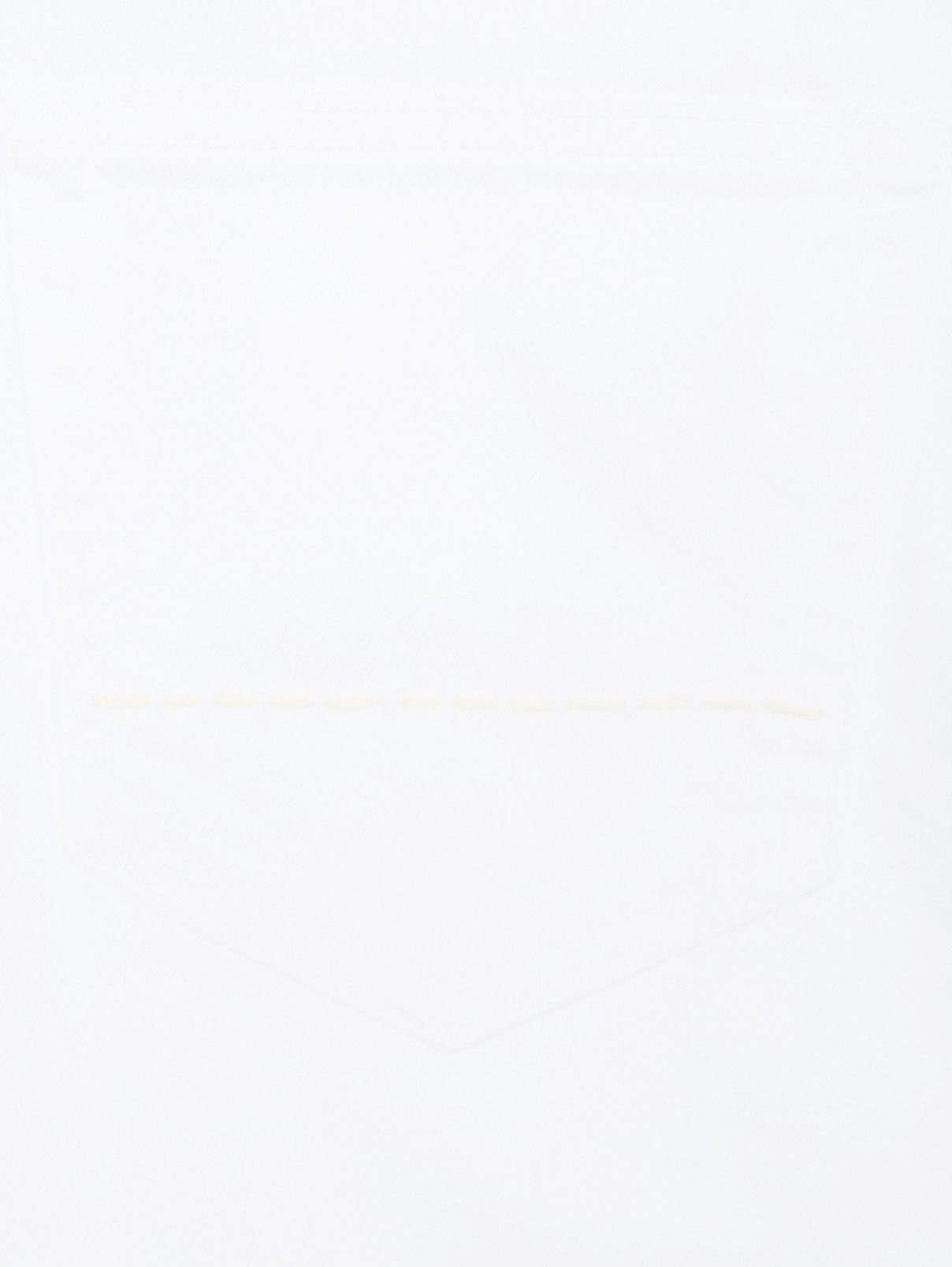 Джинсы из хлопка прямого кроя с карманами Richard J. Brown  –  Деталь  – Цвет:  Белый
