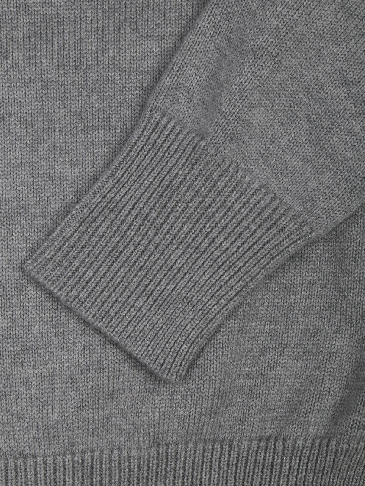 Джемпер из шерсти с декором Nina Ricci  –  Деталь1  – Цвет:  Серый