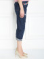 Укороченные джинсы с декоративной отделкой Forte Dei Marmi Couture  –  МодельВерхНиз2