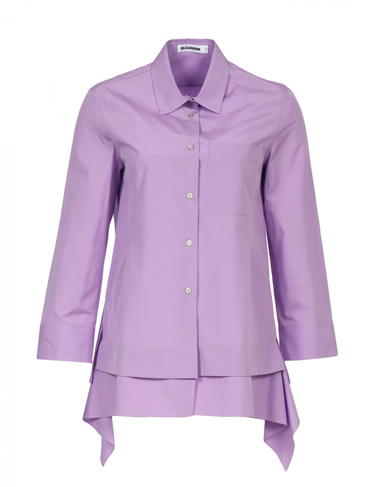 Фиолетовая рубашка Jil Sander