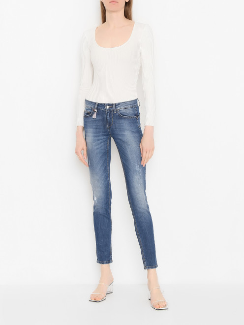 Узкие джинсы из смешанного хлопка Liu Jo - МодельОбщийВид