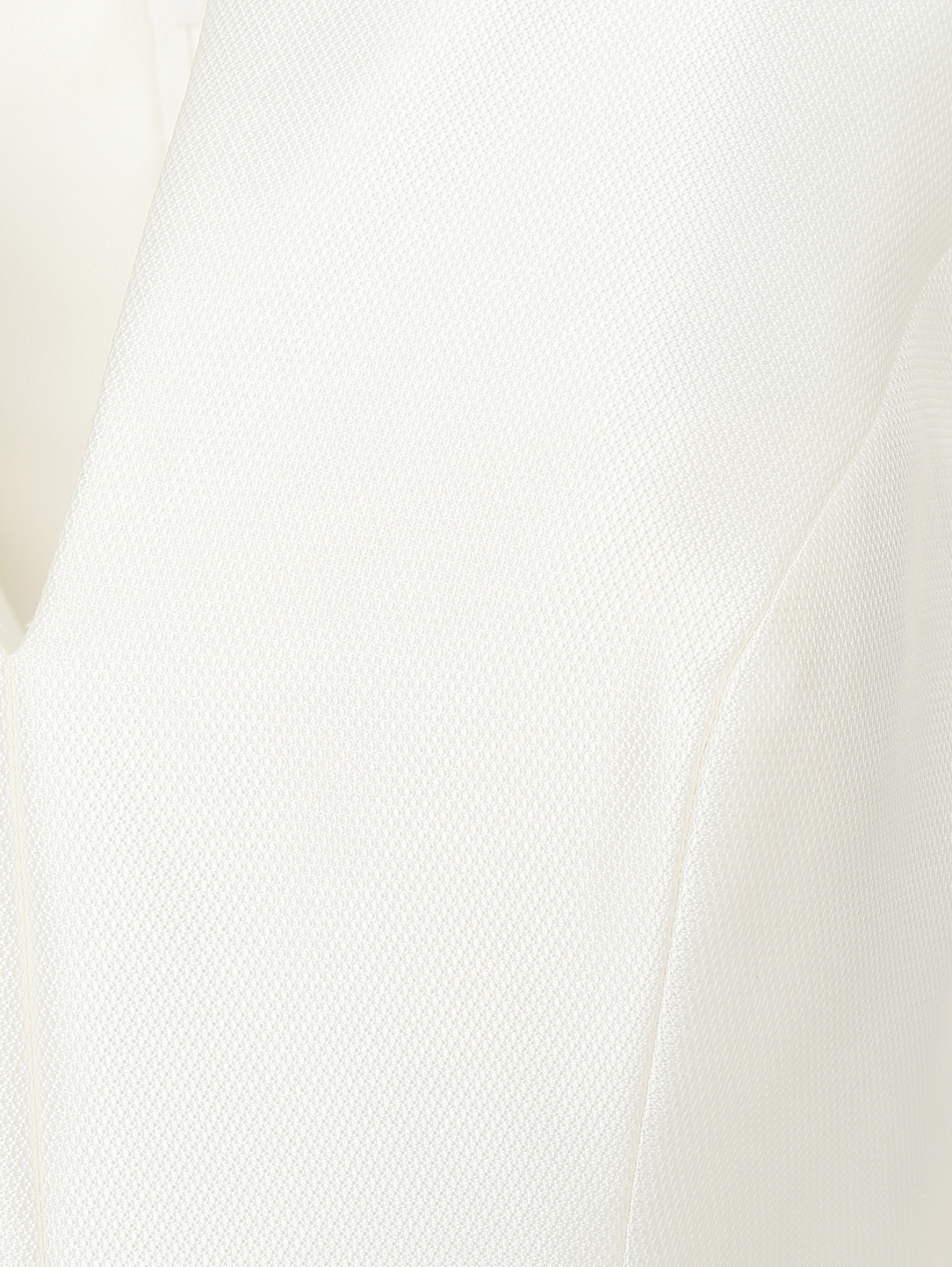 Платье макси с пышной юбкой и бантом Rosa Clara  –  Деталь  – Цвет:  Белый
