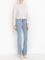 Расклешенные джинсы с декоративной отделкой из кристаллов Emanuel Ungaro  –  Модель Общий вид