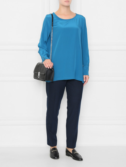 Блуза из шелка Marina Rinaldi - МодельОбщийВид