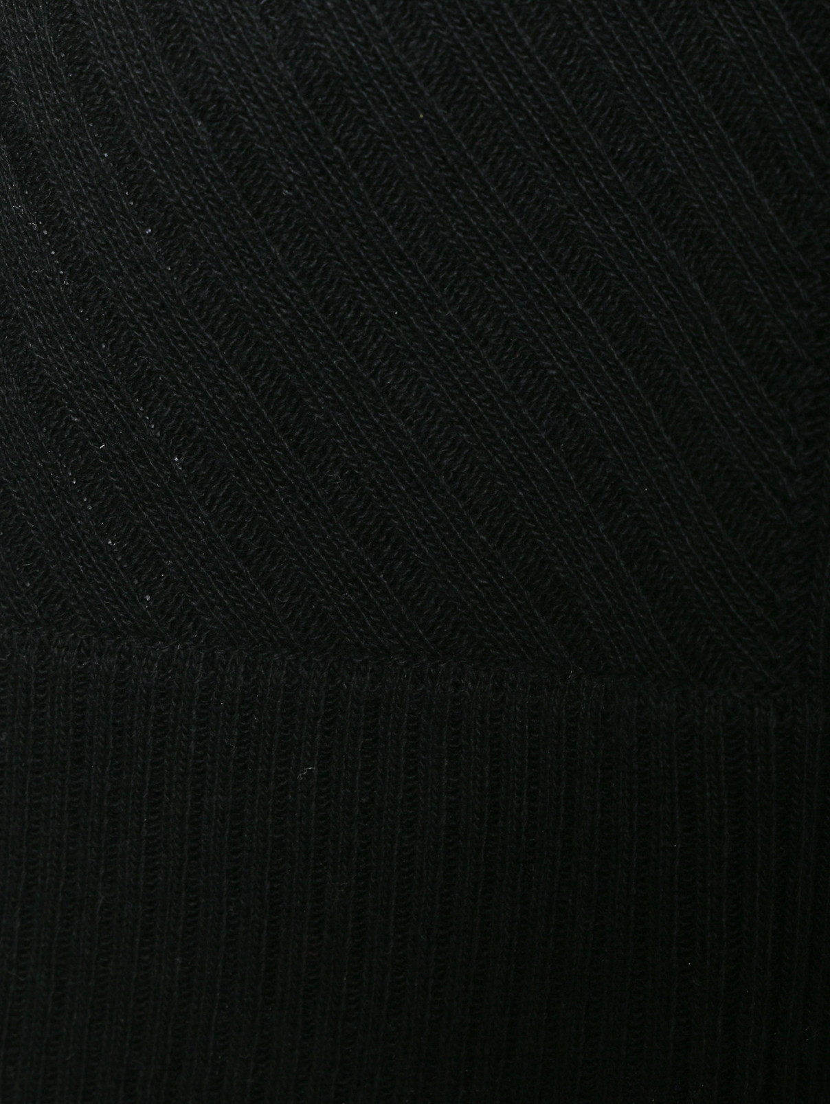 Джемпер фактурной вязки с длинными рукавами Marina Sport  –  Деталь1  – Цвет:  Черный