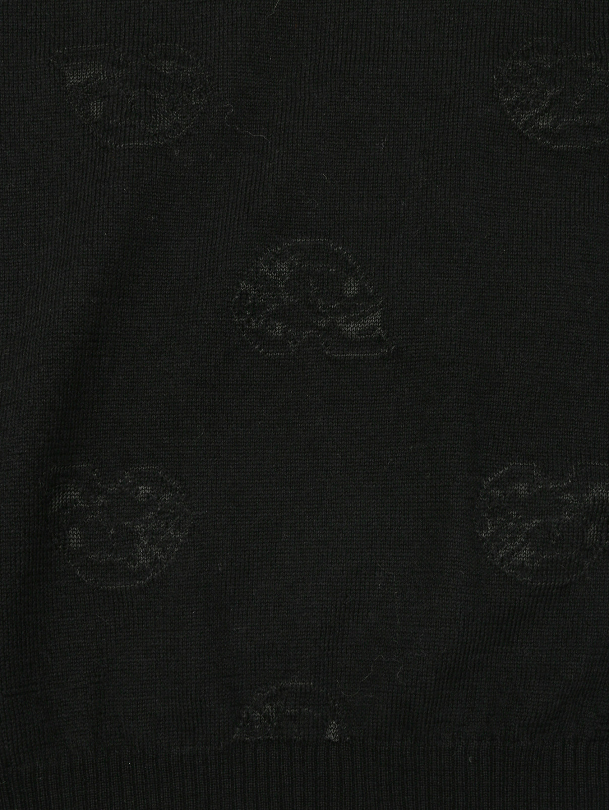 Водолазка из смешанной шерсти с узором Gabriele Pasini  –  Деталь  – Цвет:  Черный