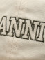 Кепка из хлопка с логотипом Ganni  –  Деталь