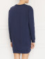 Платье из смешанного хлопка с принтом и вышивкой Tommy Jeans  –  МодельВерхНиз1