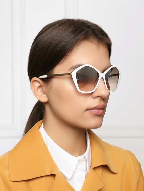 Солнцезащитные очки в оправе из пластика Miu Miu - МодельОбщийВид