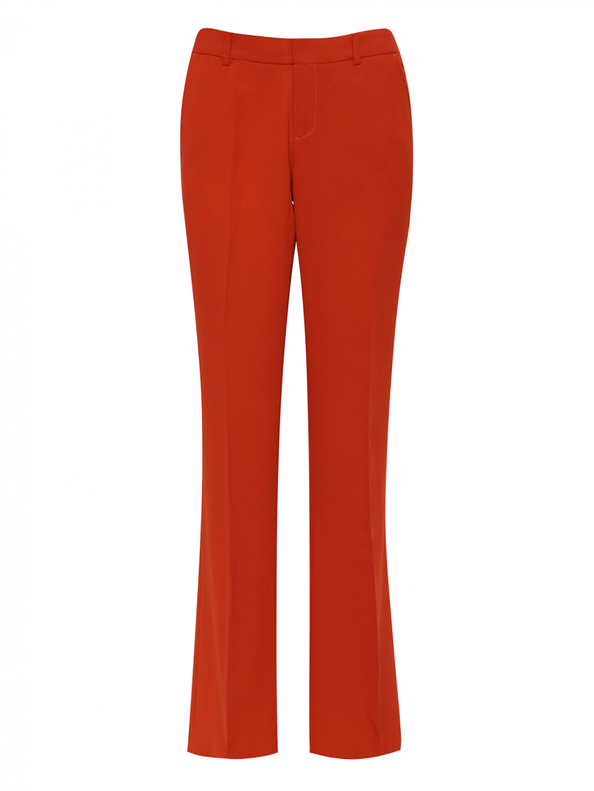 Расклешенные брюки со стрелками Joie  –  Общий вид  – Цвет:  Оранжевый