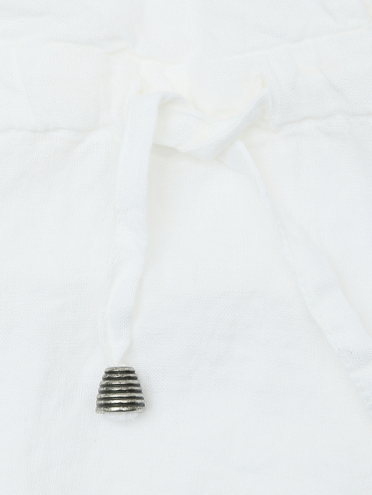 Платье из льна La fabrica del lino  –  Деталь  – Цвет:  Белый