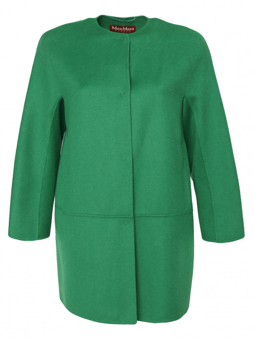 Пальто зеленое макс мара