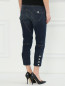 Укороченные джинсы с накладными карманами MC Alexander McQueen  –  Модель Верх-Низ1