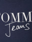 Платье из смешанного хлопка с принтом и вышивкой Tommy Jeans  –  Деталь