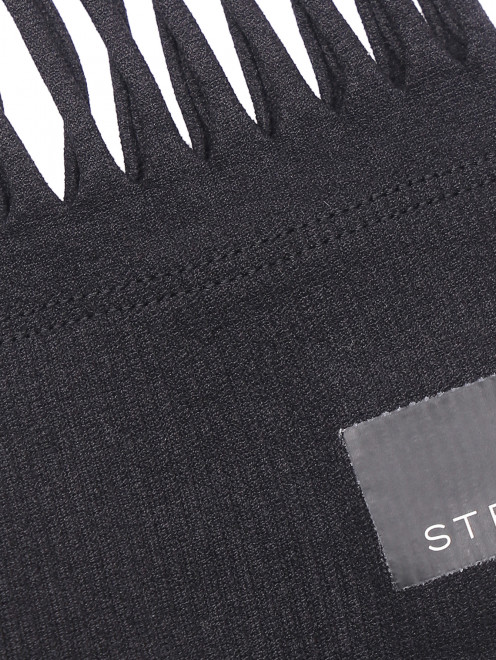 Однотонные легинсы с логотипом adidas by Stella McCartney - Деталь