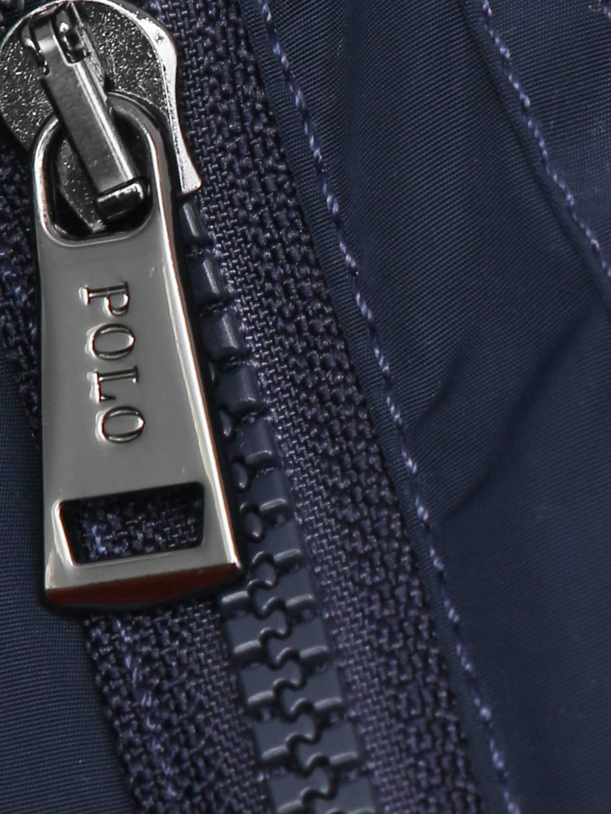 Куртка с резинкой на молнии Polo Ralph Lauren  –  Деталь  – Цвет:  Синий
