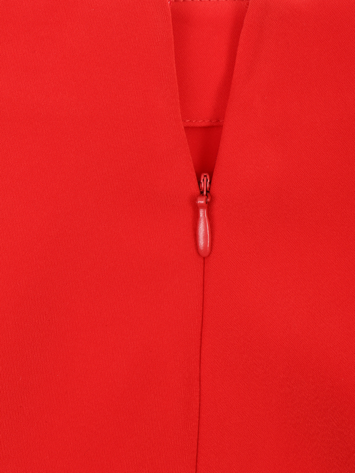 Юбка-мини со складками Calvin Klein Jeans  –  Деталь  – Цвет:  Красный