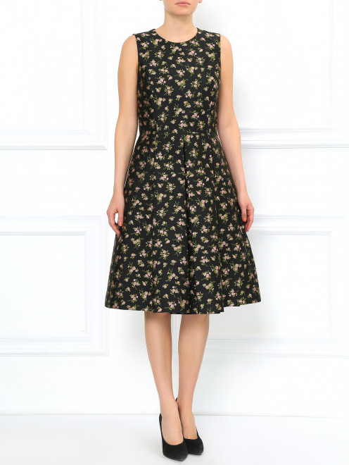 Платье-футляр с цветочным узором Michael Kors - Модель Общий вид