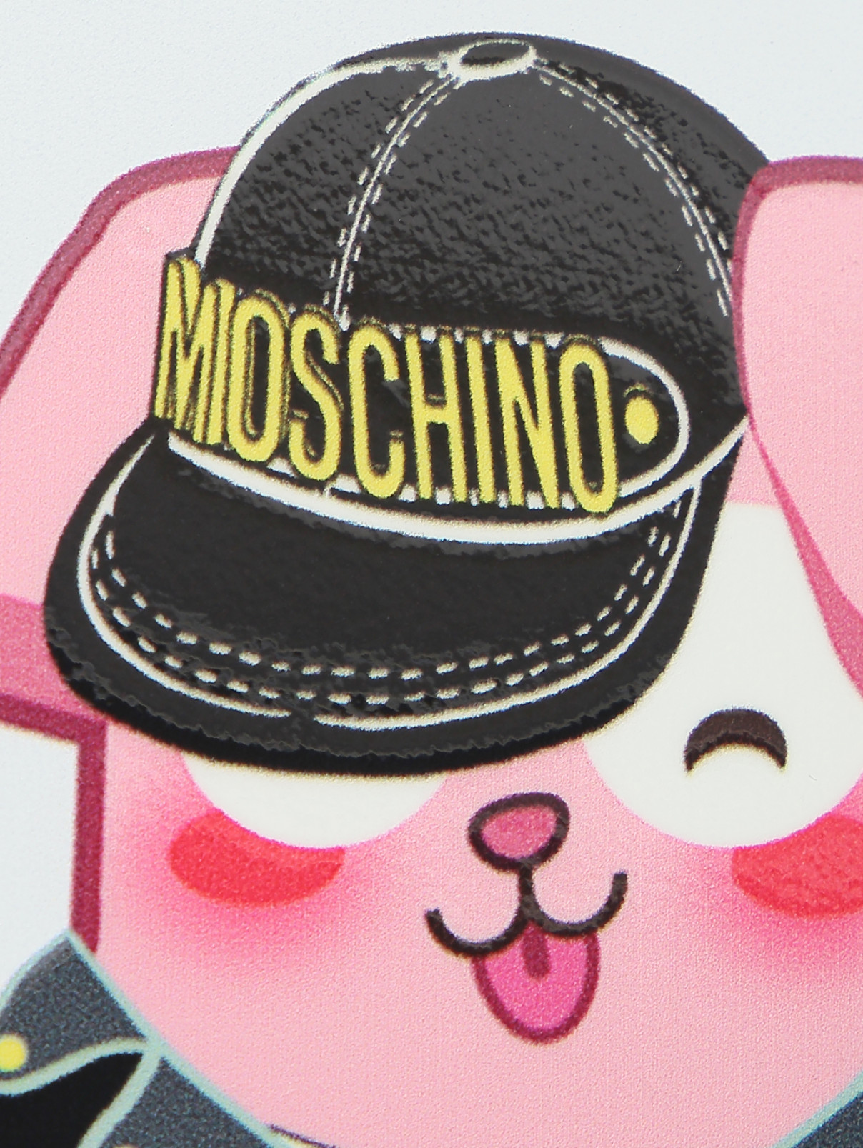 Чехол для IPhone Xs с принтом Moschino  –  Деталь  – Цвет:  Мультиколор