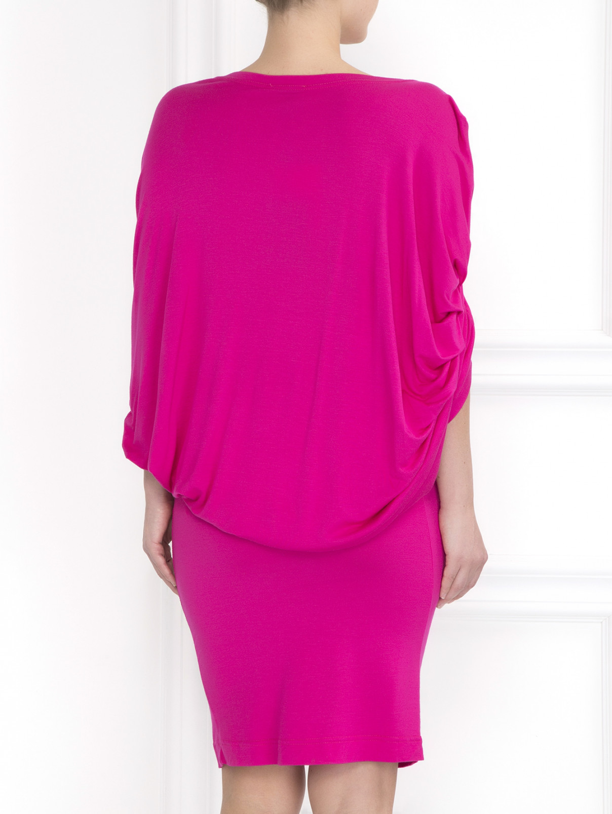 Трикотажное платье свободного кроя Vivienne Westwood  –  Модель Верх-Низ1  – Цвет:  Розовый